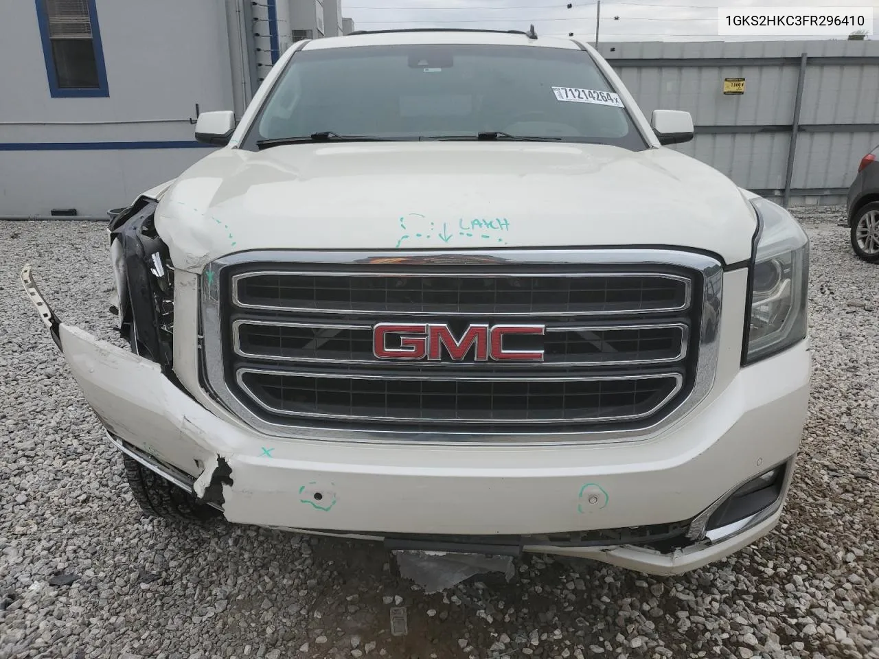 2015 GMC Yukon Xl K1500 Slt VIN: 1GKS2HKC3FR296410 Lot: 71214264