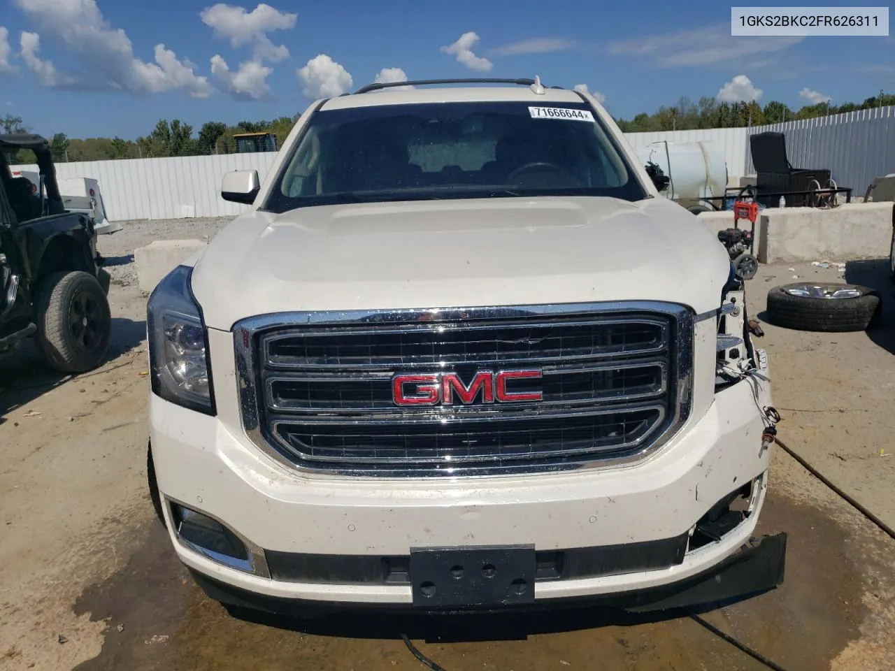 2015 GMC Yukon Slt VIN: 1GKS2BKC2FR626311 Lot: 71666644