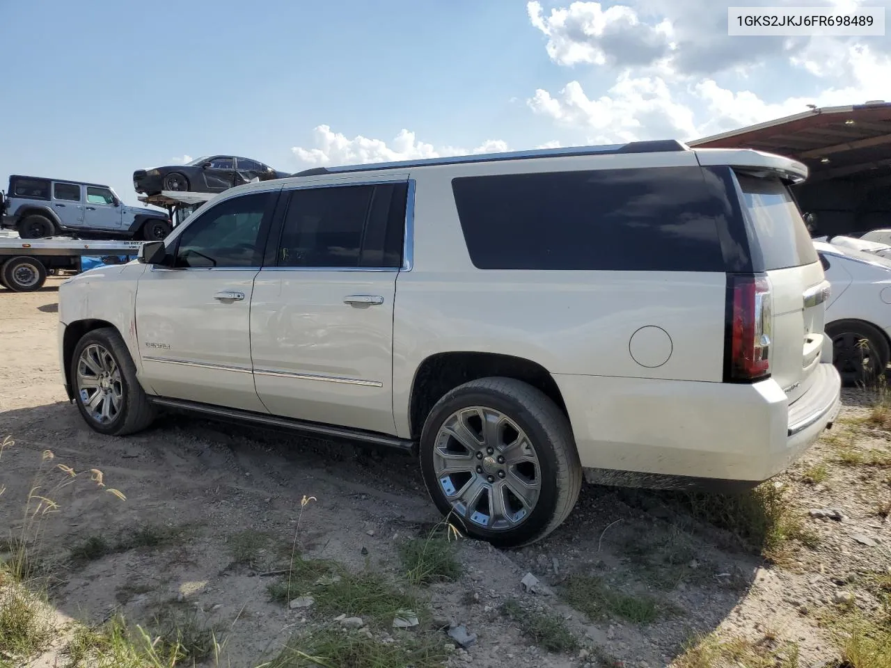 2015 GMC Yukon Xl Denali VIN: 1GKS2JKJ6FR698489 Lot: 71980184