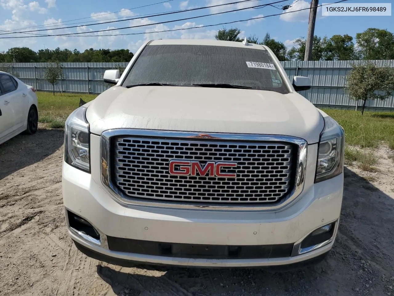 2015 GMC Yukon Xl Denali VIN: 1GKS2JKJ6FR698489 Lot: 71980184