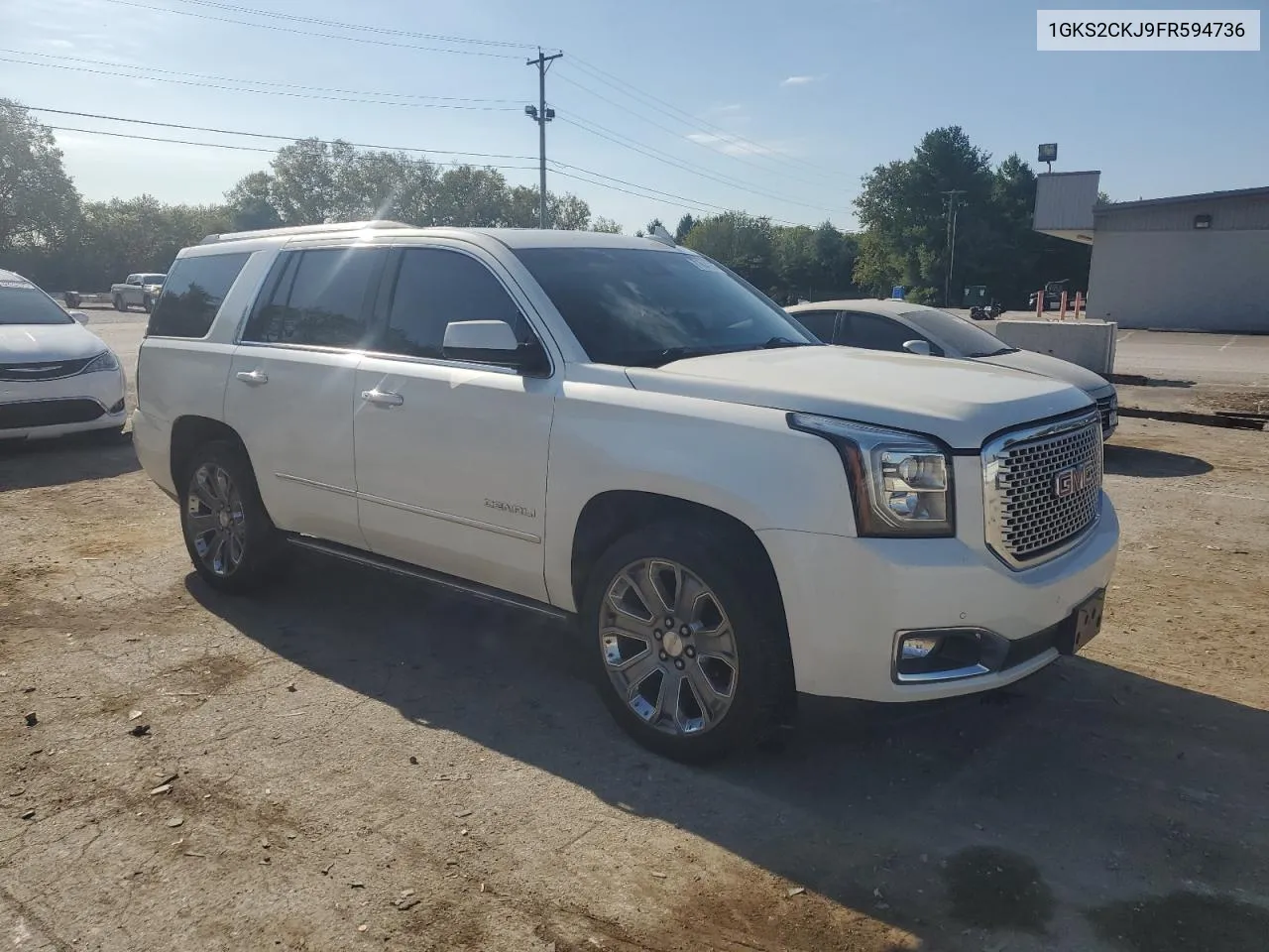 2015 GMC Yukon Denali VIN: 1GKS2CKJ9FR594736 Lot: 71984754