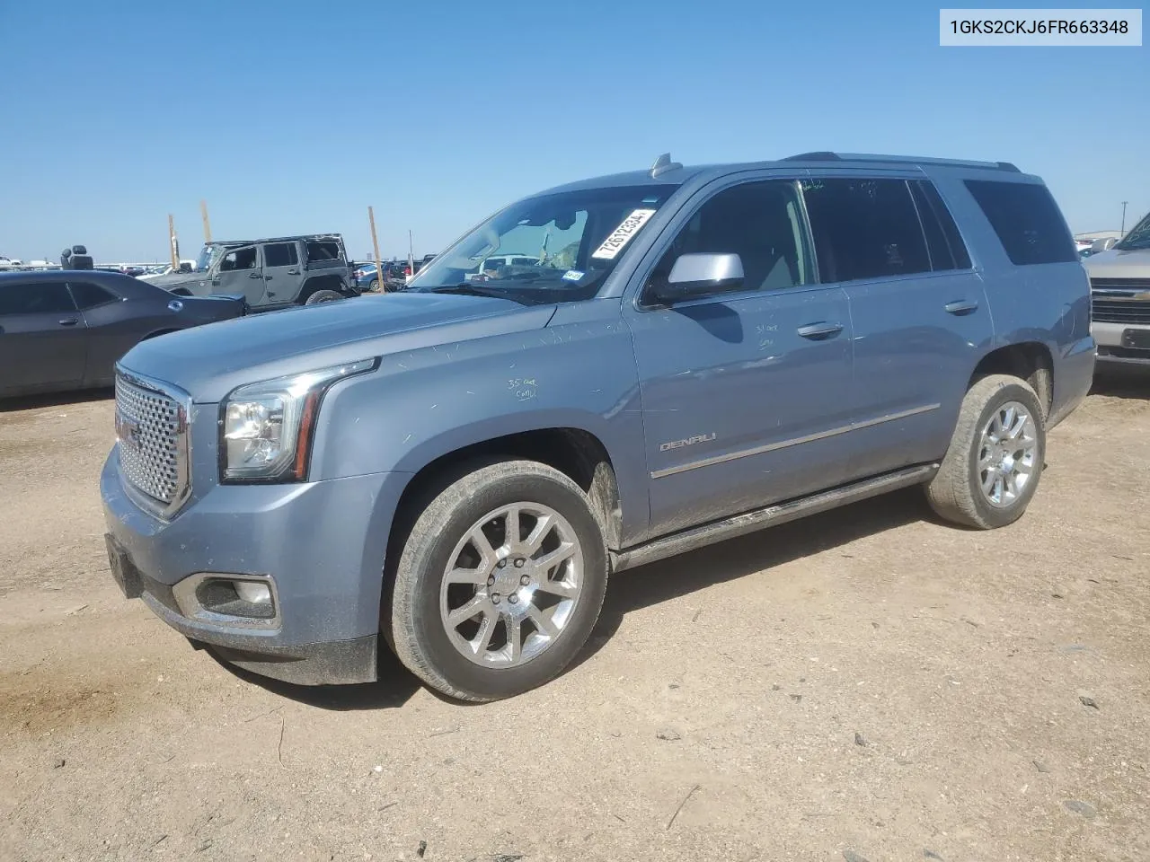 2015 GMC Yukon Denali VIN: 1GKS2CKJ6FR663348 Lot: 72612334