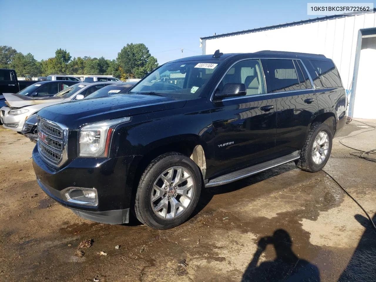 2015 GMC Yukon Slt VIN: 1GKS1BKC3FR722662 Lot: 73371104