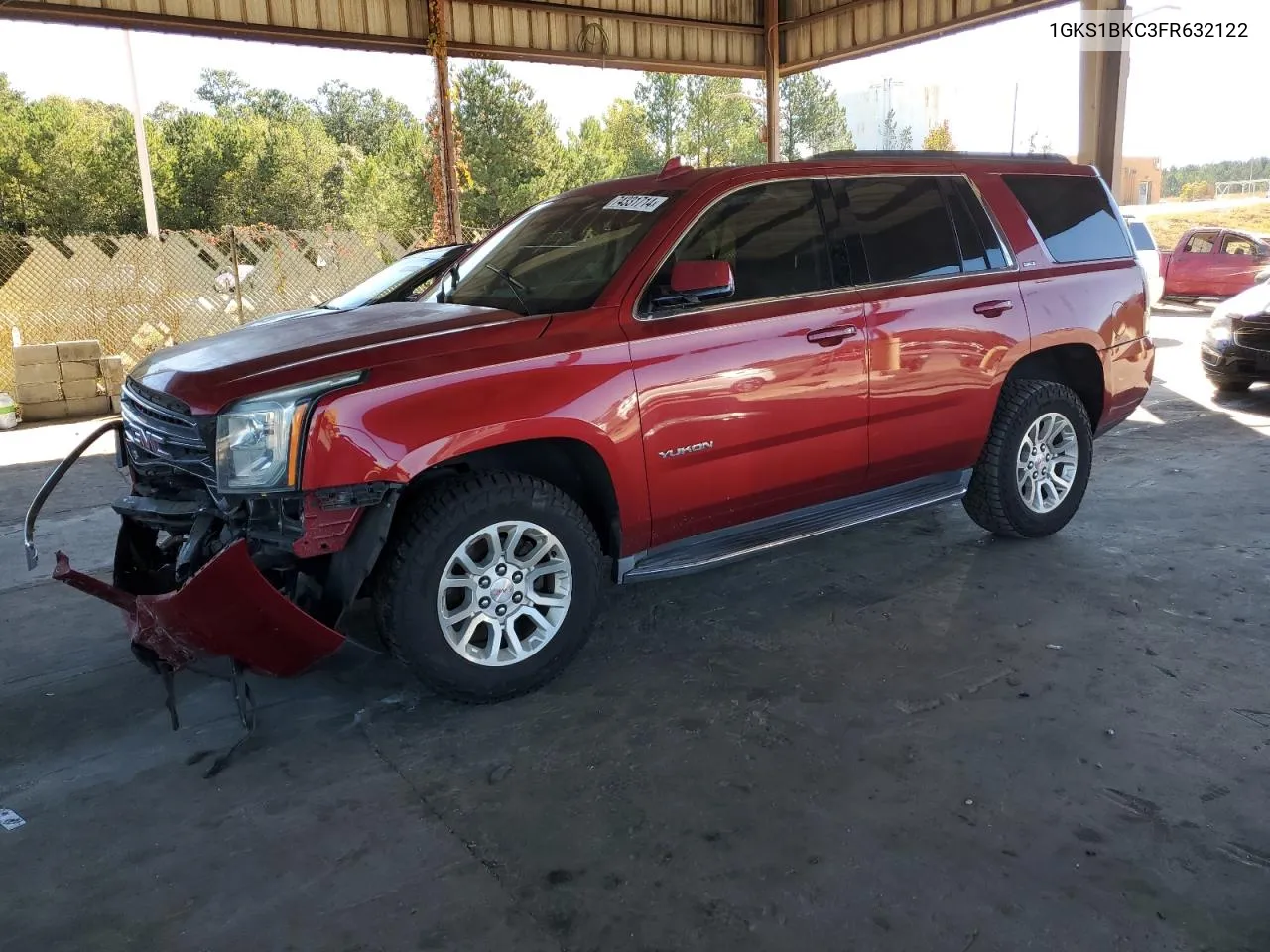 2015 GMC Yukon Slt VIN: 1GKS1BKC3FR632122 Lot: 74331714