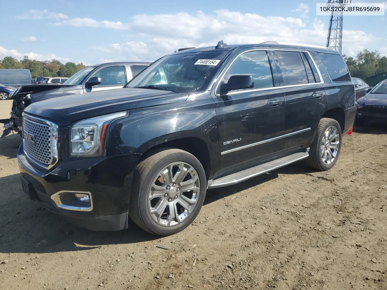 2015 GMC Yukon Denali VIN: 1GKS2CKJ8FR695699 Lot: 74400154