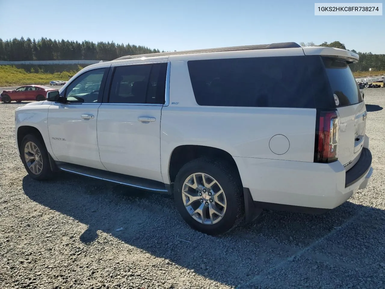 2015 GMC Yukon Xl K1500 Slt VIN: 1GKS2HKC8FR738274 Lot: 74523564