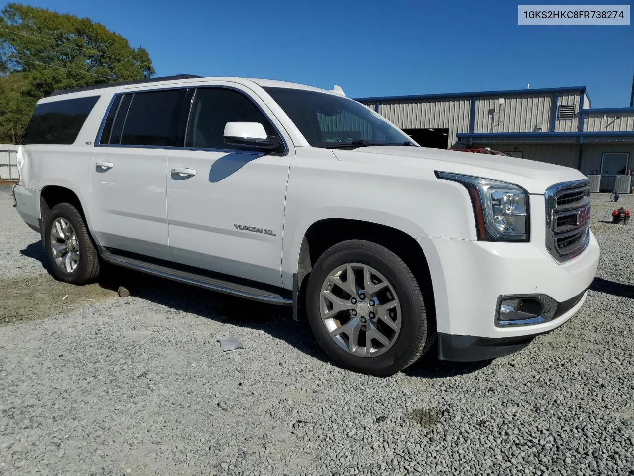 2015 GMC Yukon Xl K1500 Slt VIN: 1GKS2HKC8FR738274 Lot: 74523564