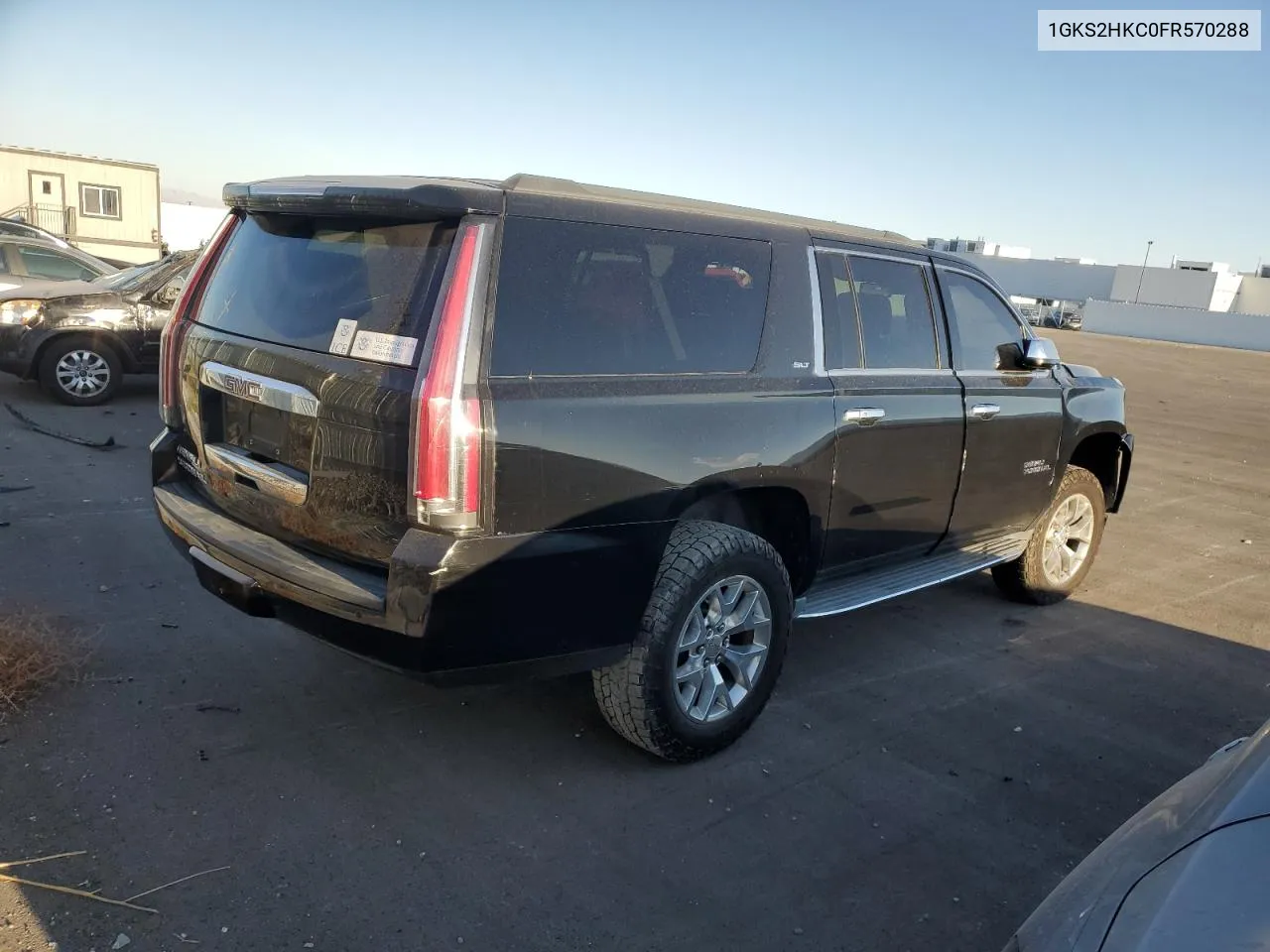 2015 GMC Yukon Xl K1500 Slt VIN: 1GKS2HKC0FR570288 Lot: 75952654