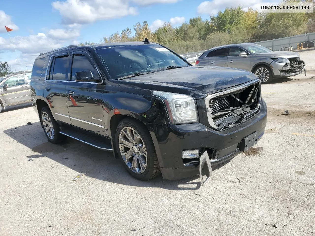 2015 GMC Yukon Denali VIN: 1GKS2CKJ5FR581143 Lot: 76138464