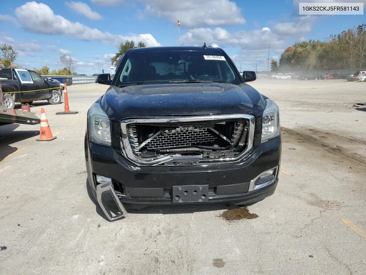 2015 GMC Yukon Denali VIN: 1GKS2CKJ5FR581143 Lot: 76138464