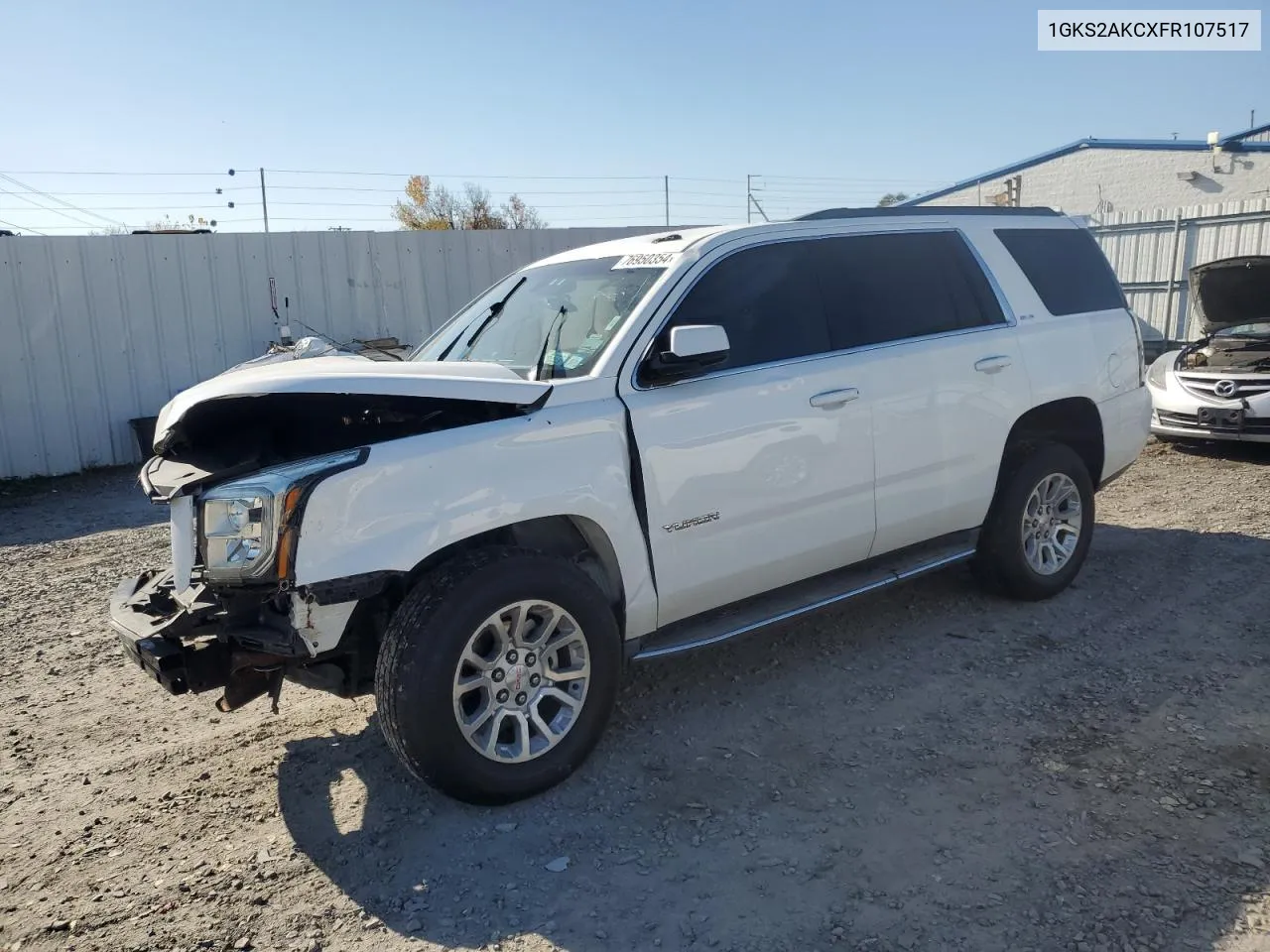 2015 GMC Yukon Sle VIN: 1GKS2AKCXFR107517 Lot: 76950354