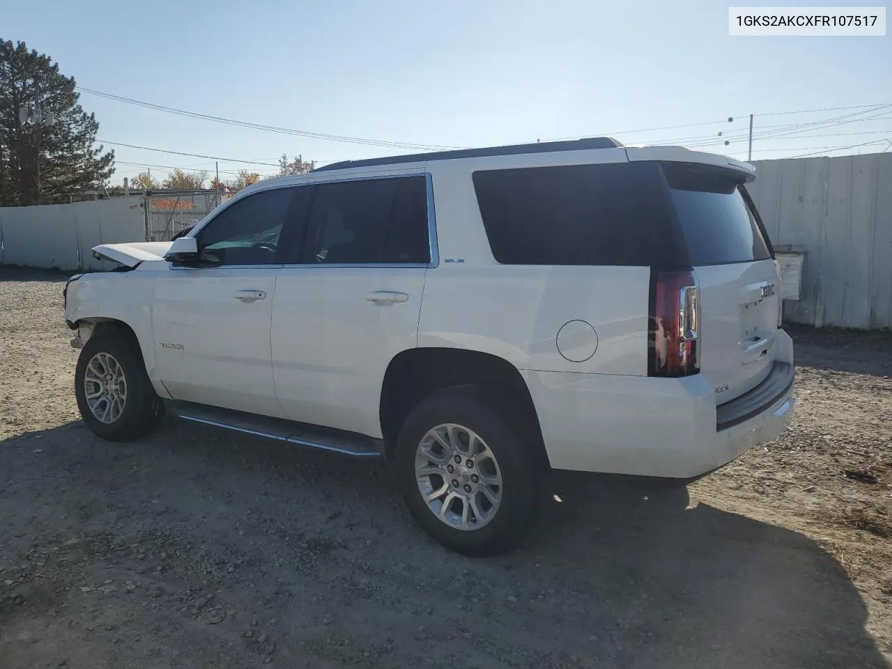 2015 GMC Yukon Sle VIN: 1GKS2AKCXFR107517 Lot: 76950354