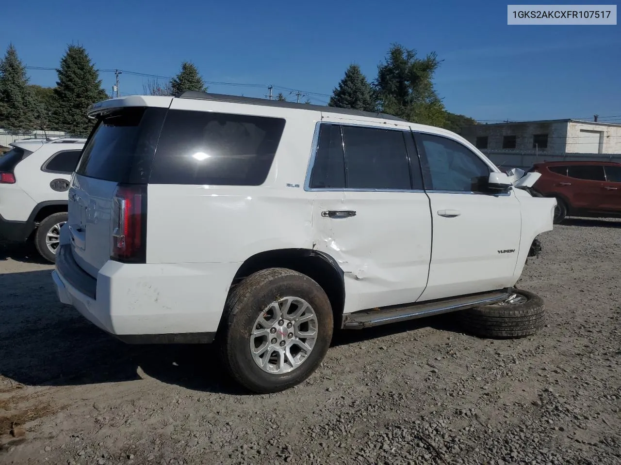 1GKS2AKCXFR107517 2015 GMC Yukon Sle