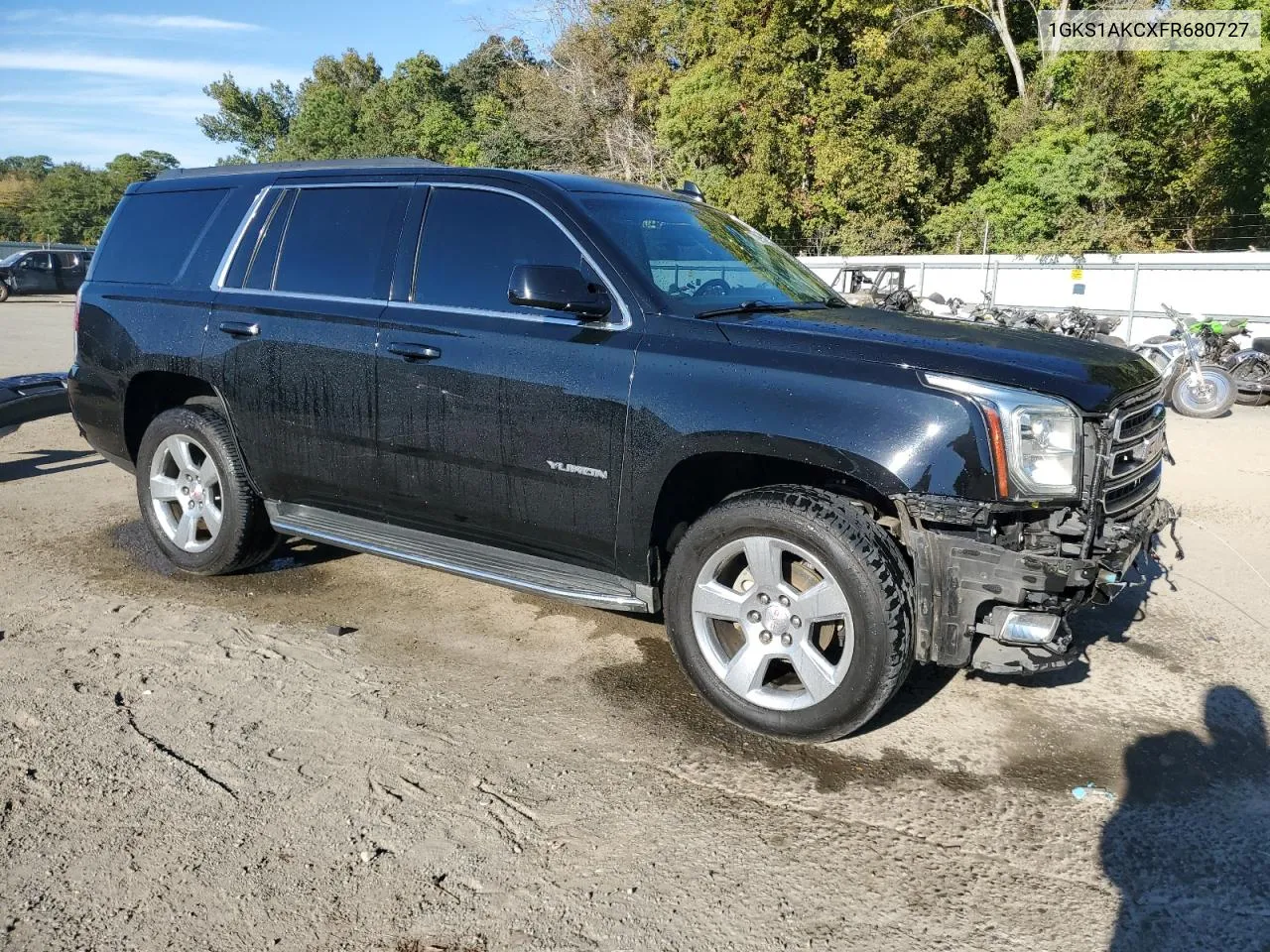 2015 GMC Yukon Sle VIN: 1GKS1AKCXFR680727 Lot: 77019164