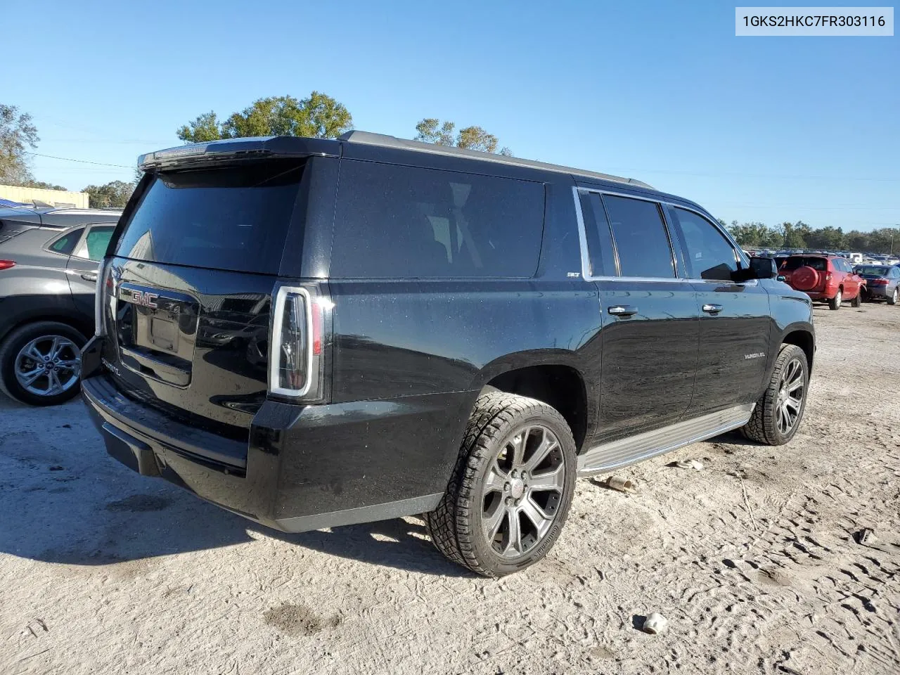 2015 GMC Yukon Xl K1500 Slt VIN: 1GKS2HKC7FR303116 Lot: 77046094