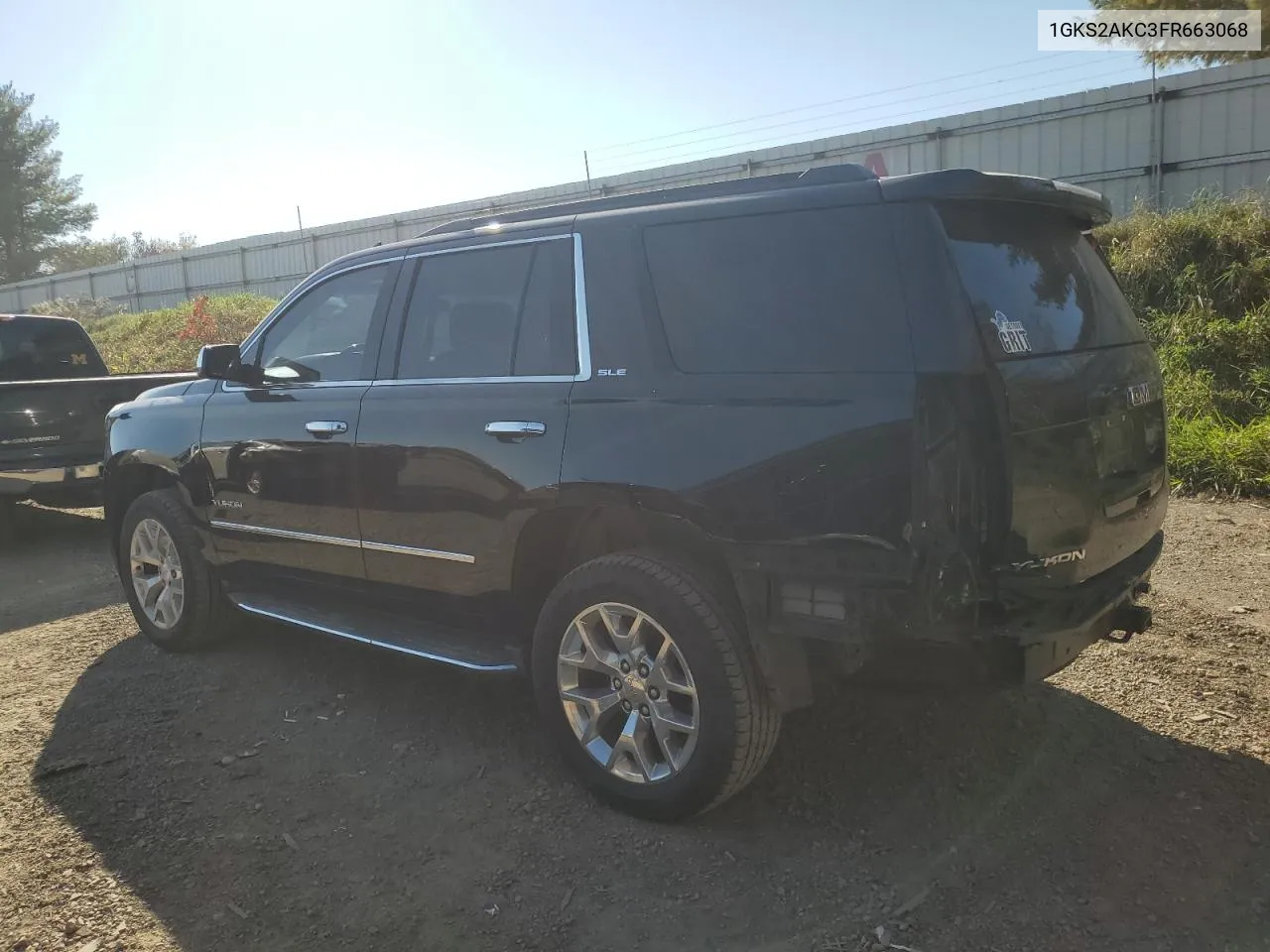 1GKS2AKC3FR663068 2015 GMC Yukon Sle