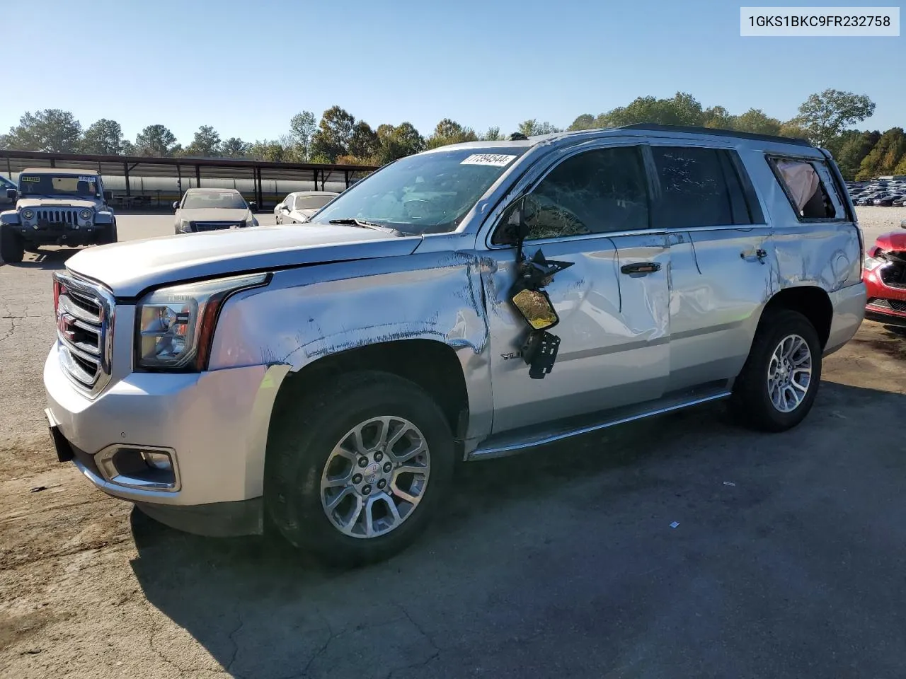 2015 GMC Yukon Slt VIN: 1GKS1BKC9FR232758 Lot: 77394544