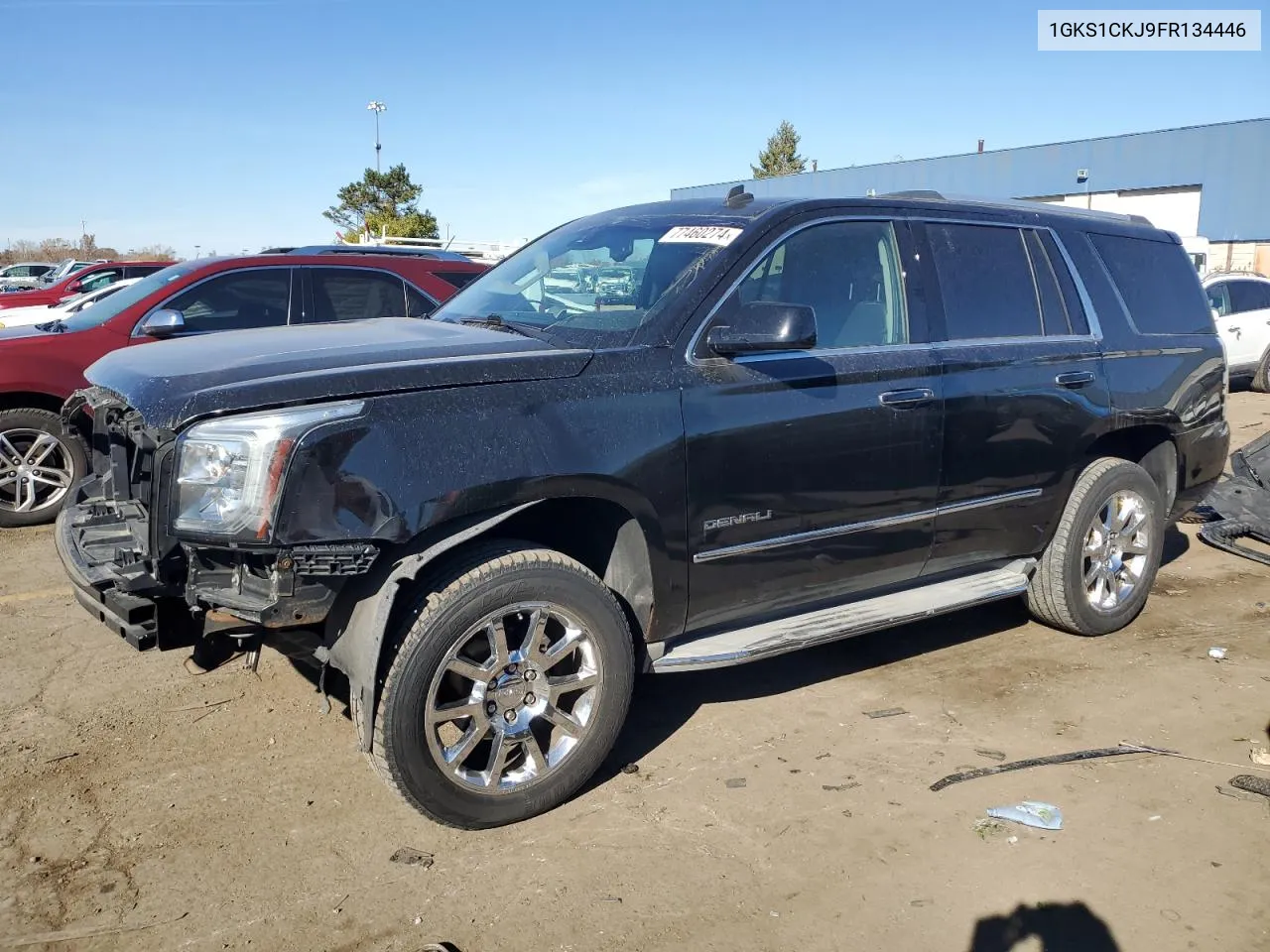 2015 GMC Yukon Denali VIN: 1GKS1CKJ9FR134446 Lot: 77460274