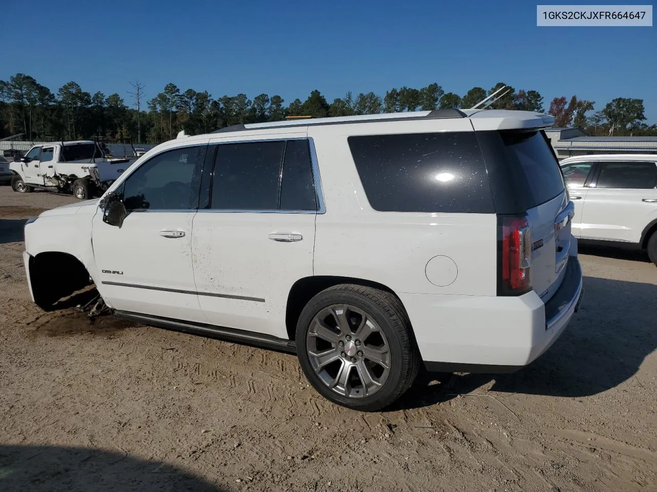 2015 GMC Yukon Denali VIN: 1GKS2CKJXFR664647 Lot: 77472264