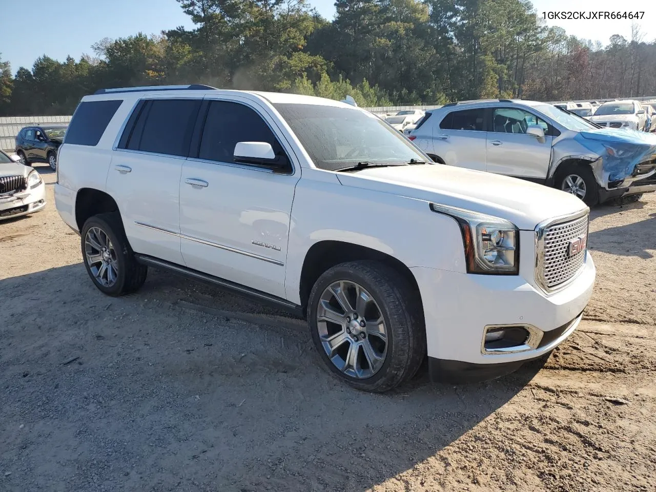 2015 GMC Yukon Denali VIN: 1GKS2CKJXFR664647 Lot: 77472264