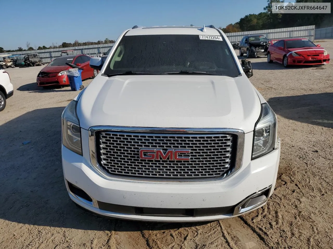 2015 GMC Yukon Denali VIN: 1GKS2CKJXFR664647 Lot: 77472264