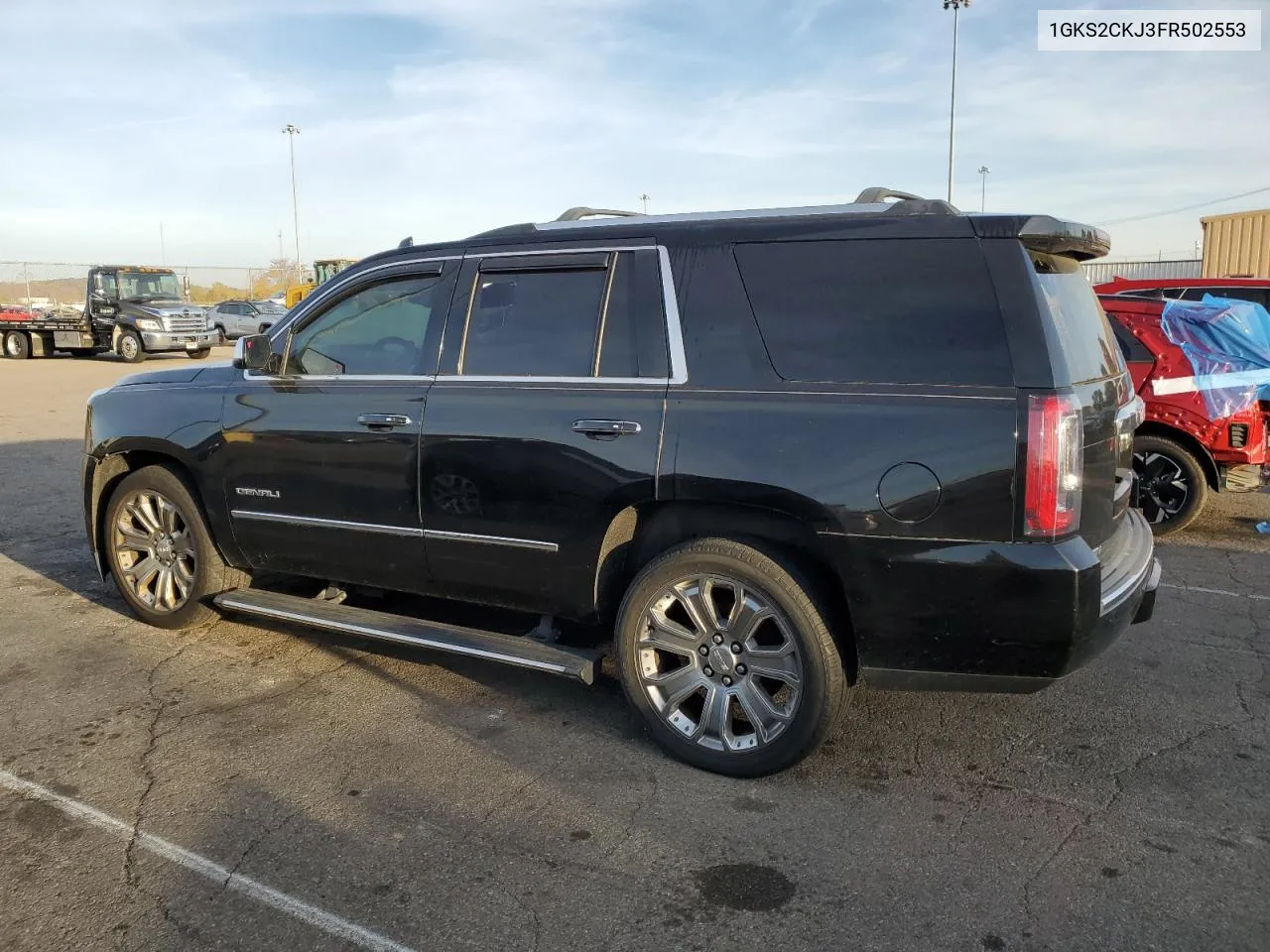 2015 GMC Yukon Denali VIN: 1GKS2CKJ3FR502553 Lot: 77595724