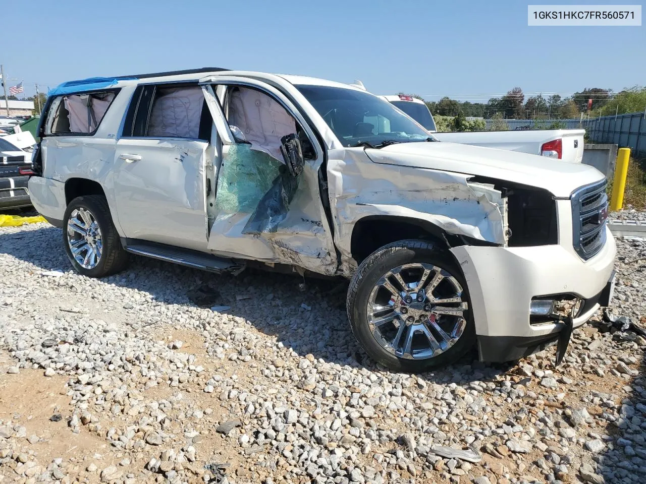 2015 GMC Yukon Xl C1500 Slt VIN: 1GKS1HKC7FR560571 Lot: 77906734