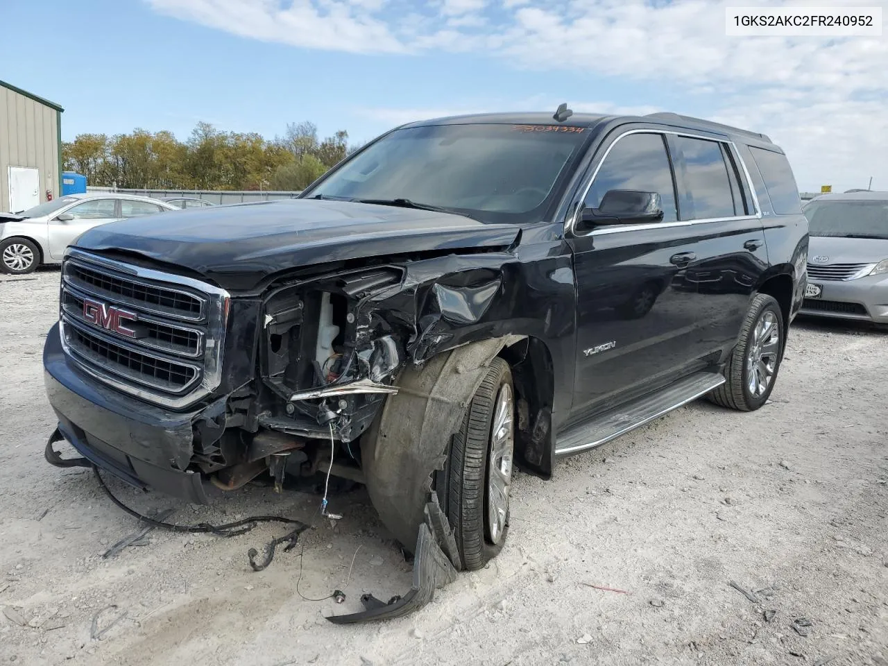 2015 GMC Yukon Sle VIN: 1GKS2AKC2FR240952 Lot: 78039334