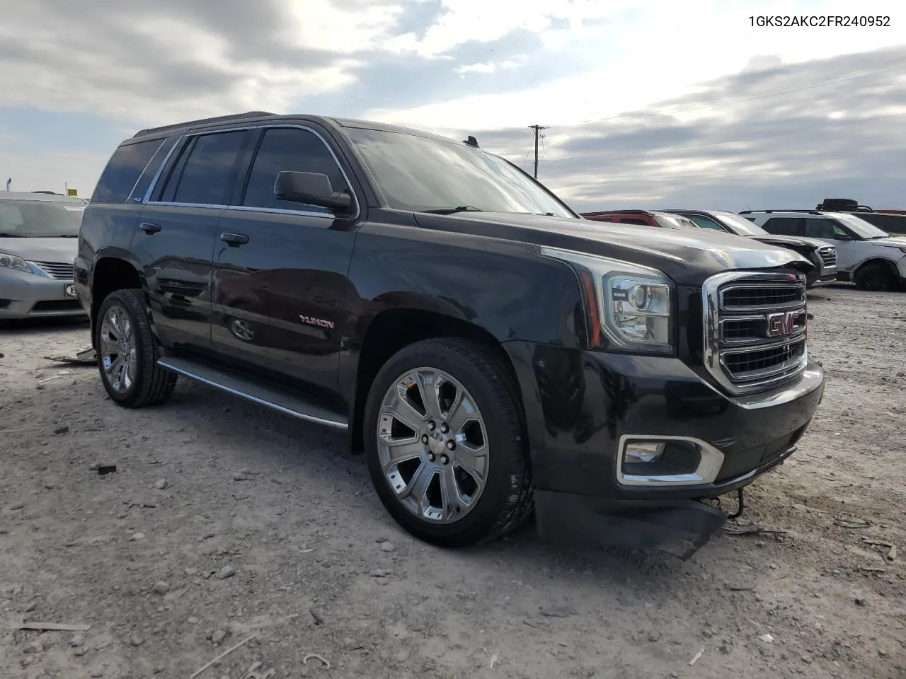 2015 GMC Yukon Sle VIN: 1GKS2AKC2FR240952 Lot: 78039334