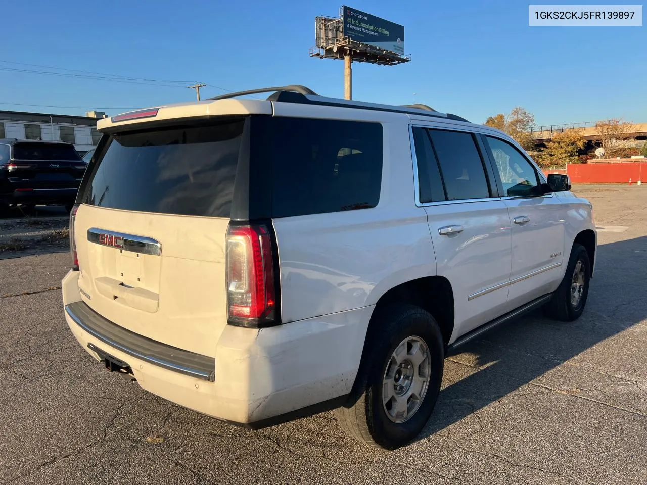 2015 GMC Yukon Denali VIN: 1GKS2CKJ5FR139897 Lot: 78522644