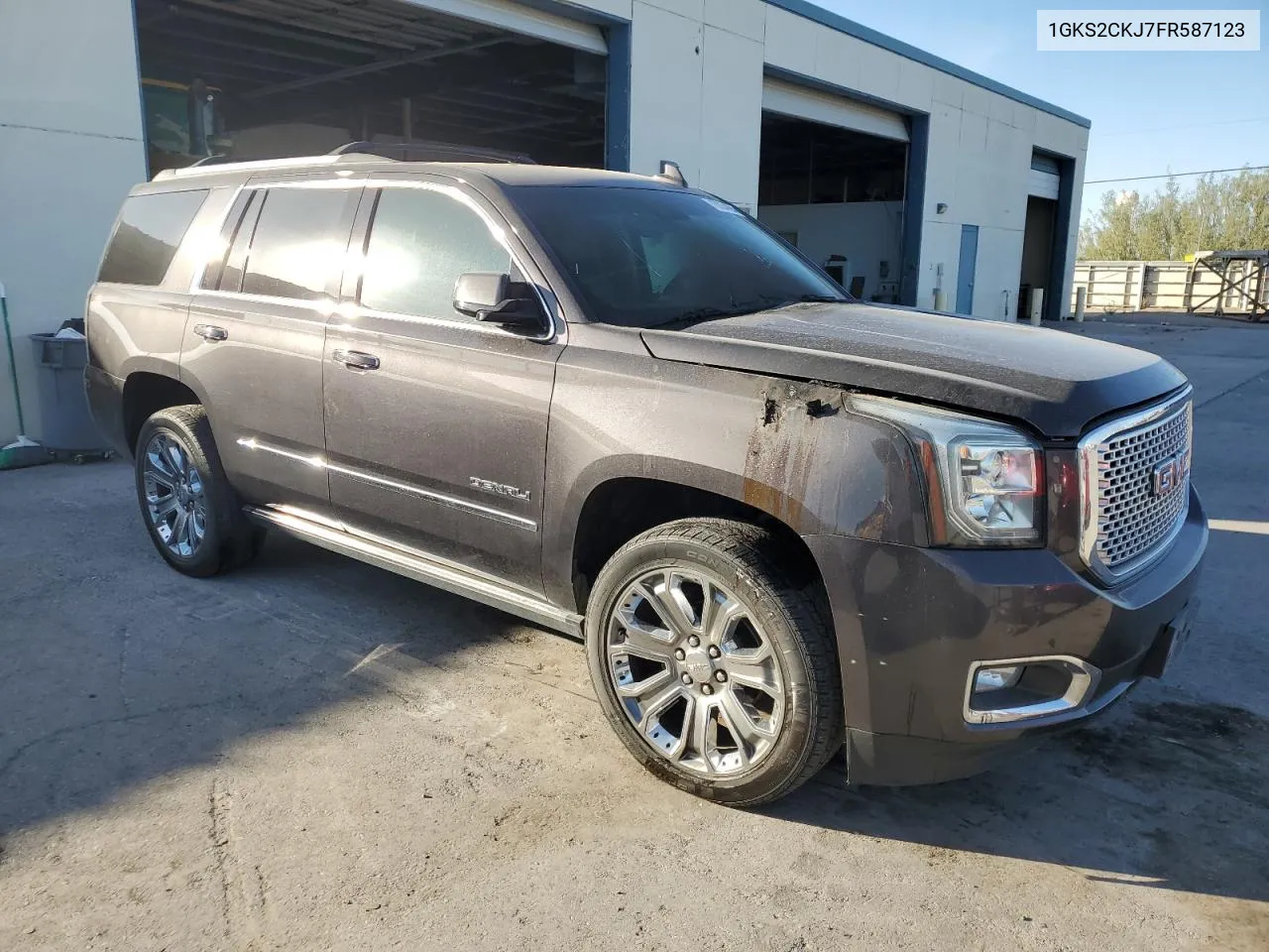 2015 GMC Yukon Denali VIN: 1GKS2CKJ7FR587123 Lot: 78834694