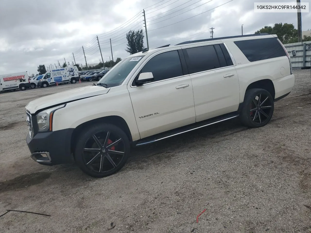 2015 GMC Yukon Xl K1500 Slt VIN: 1GKS2HKC9FR144342 Lot: 79446354