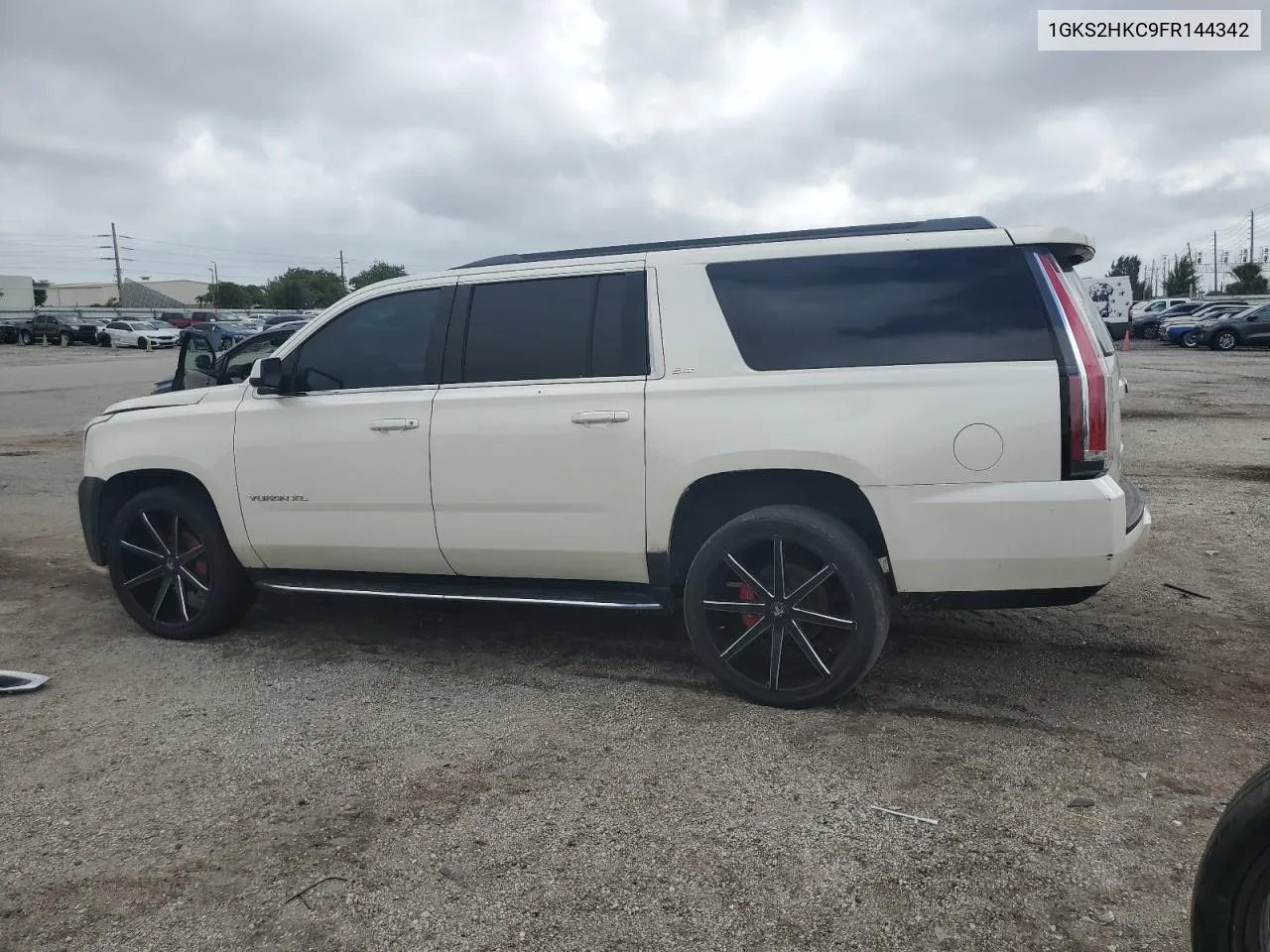 2015 GMC Yukon Xl K1500 Slt VIN: 1GKS2HKC9FR144342 Lot: 79446354