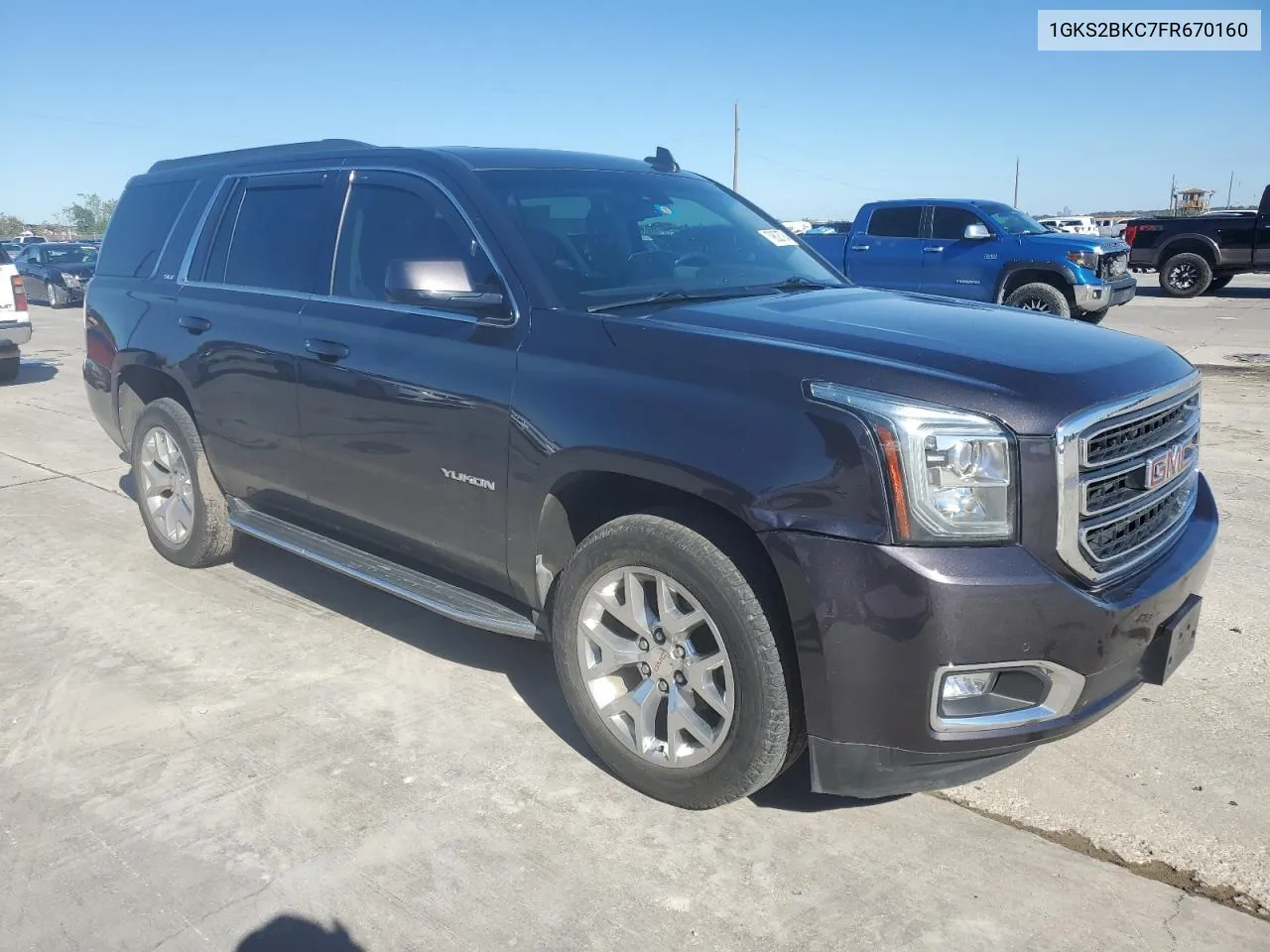 2015 GMC Yukon Slt VIN: 1GKS2BKC7FR670160 Lot: 79626794