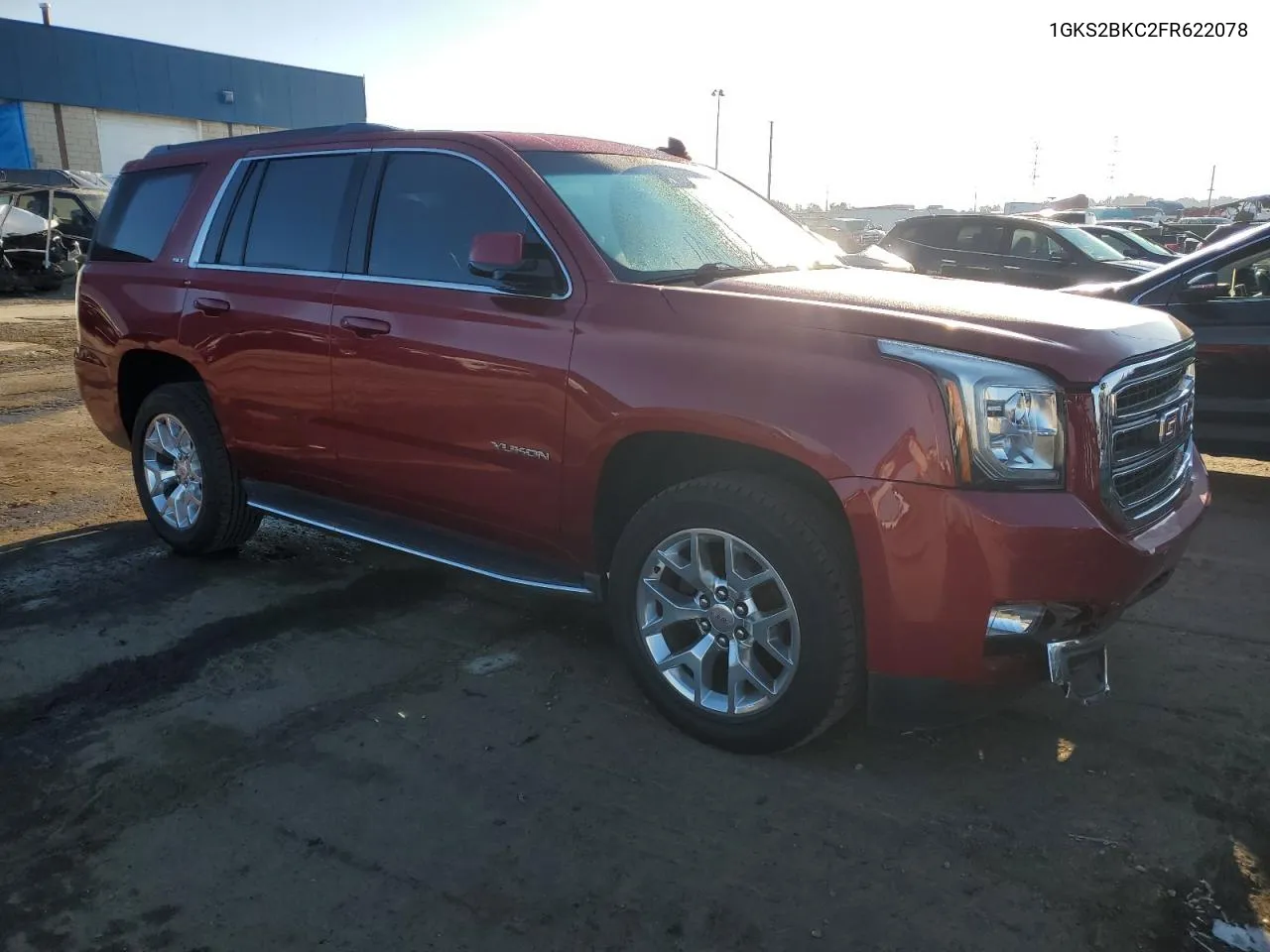 2015 GMC Yukon Slt VIN: 1GKS2BKC2FR622078 Lot: 79930234