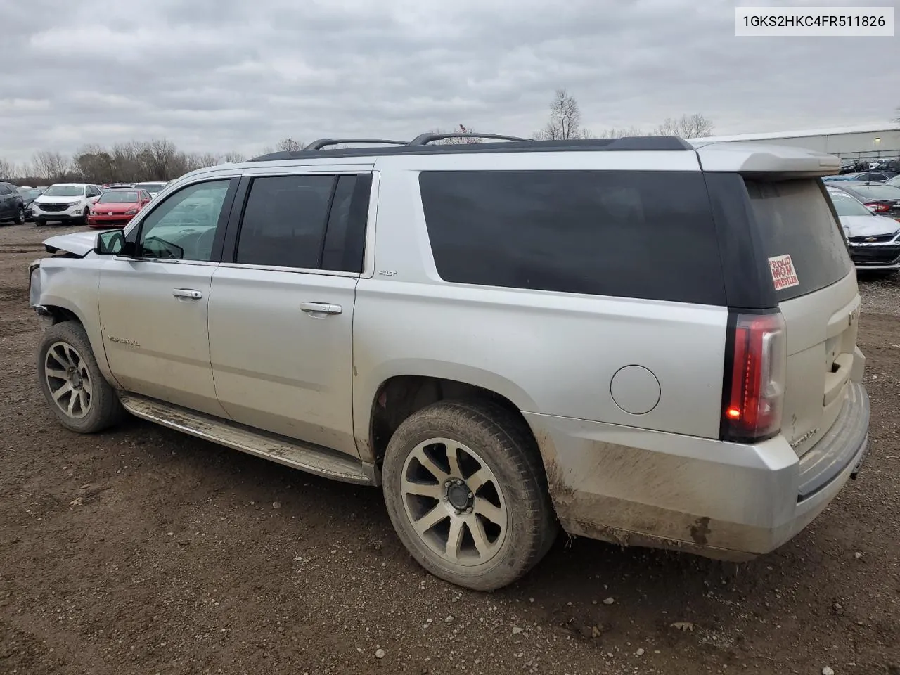 2015 GMC Yukon Xl K1500 Slt VIN: 1GKS2HKC4FR511826 Lot: 79999114