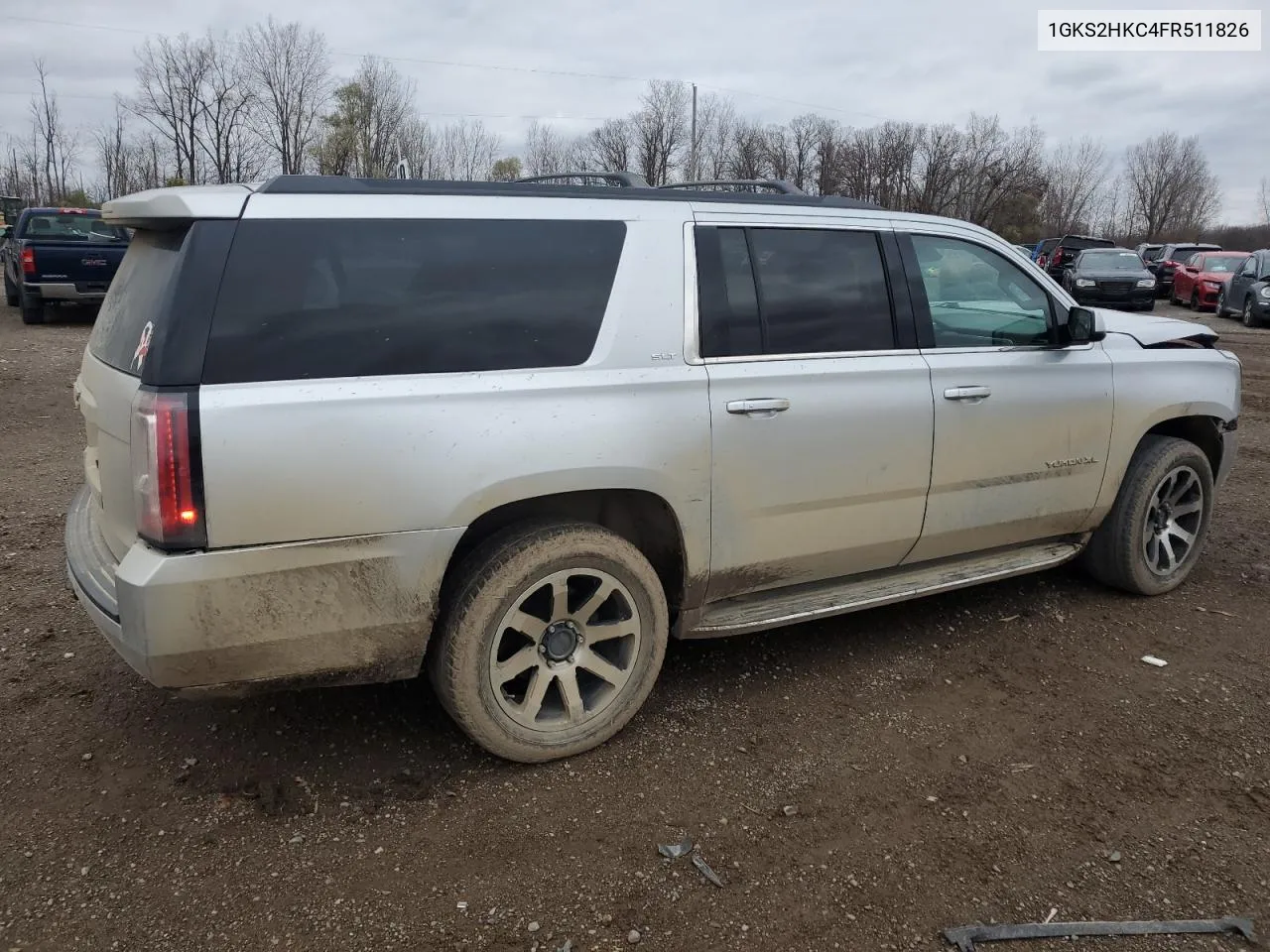 2015 GMC Yukon Xl K1500 Slt VIN: 1GKS2HKC4FR511826 Lot: 79999114