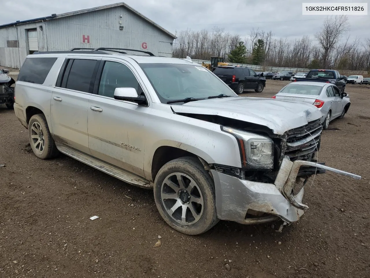 2015 GMC Yukon Xl K1500 Slt VIN: 1GKS2HKC4FR511826 Lot: 79999114