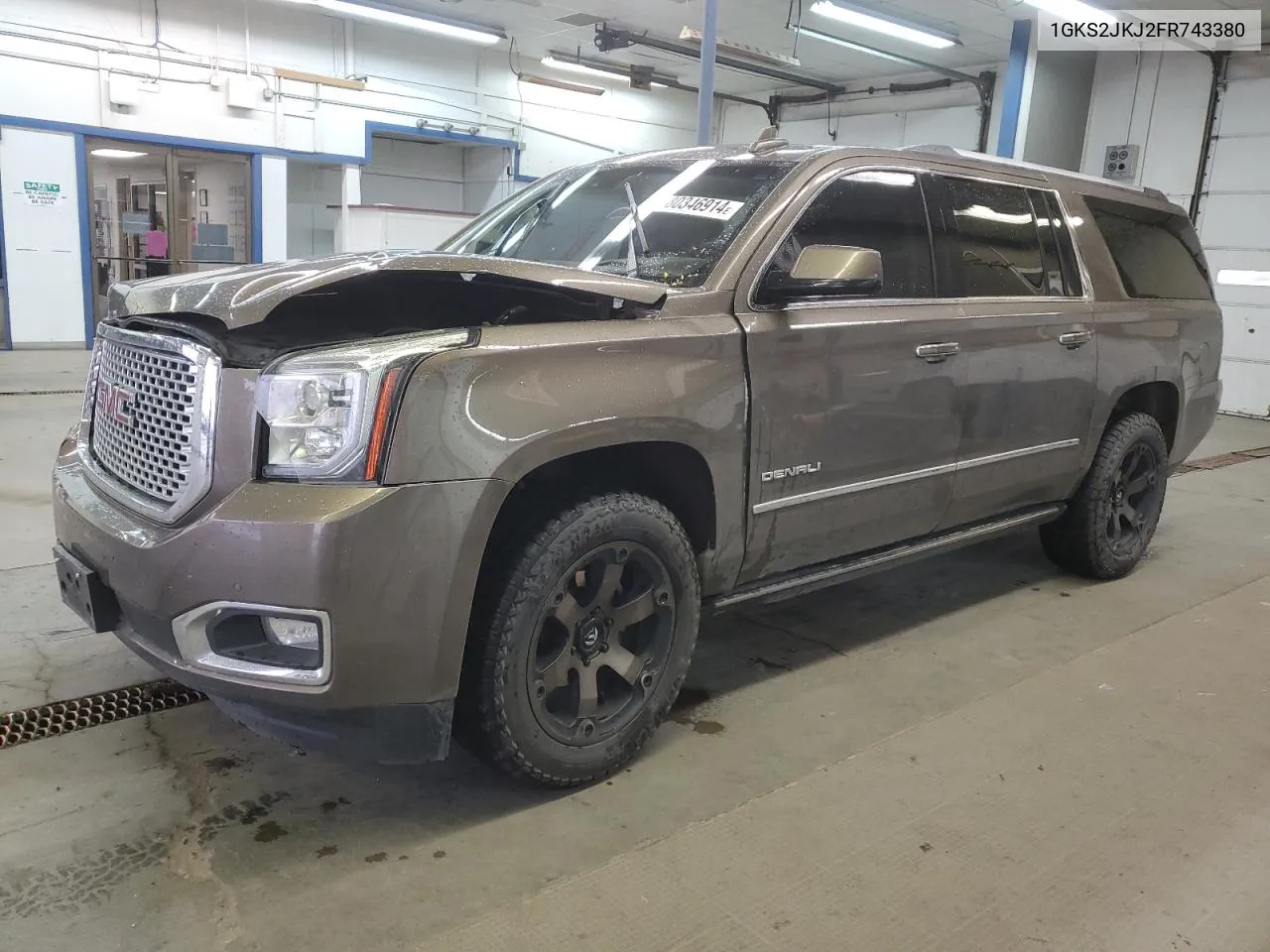 2015 GMC Yukon Xl Denali VIN: 1GKS2JKJ2FR743380 Lot: 80346914