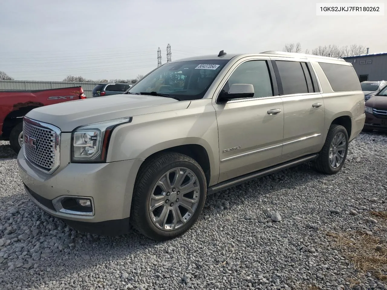 2015 GMC Yukon Xl Denali VIN: 1GKS2JKJ7FR180262 Lot: 80437354