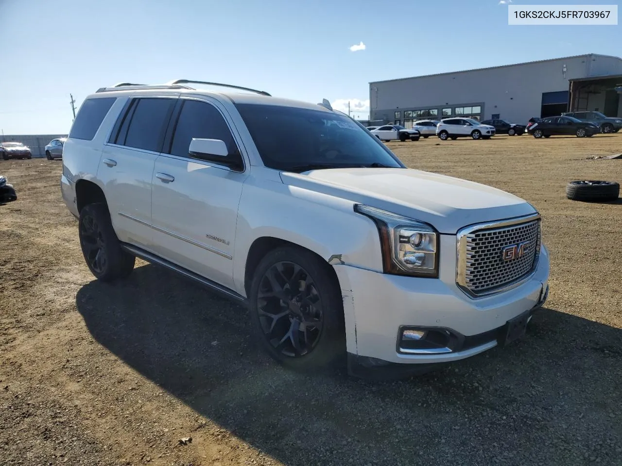 2015 GMC Yukon Denali VIN: 1GKS2CKJ5FR703967 Lot: 80775404