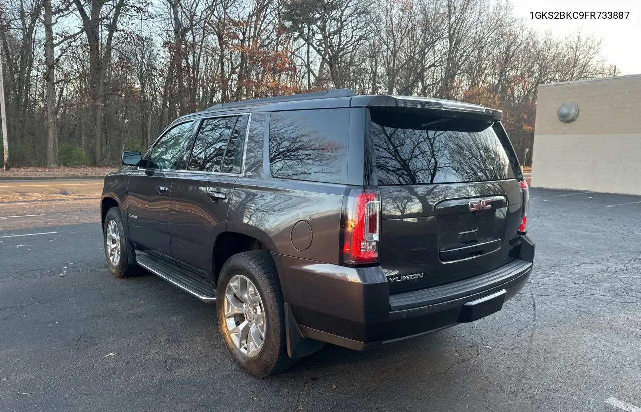 2015 GMC Yukon Slt VIN: 1GKS2BKC9FR733887 Lot: 81400234