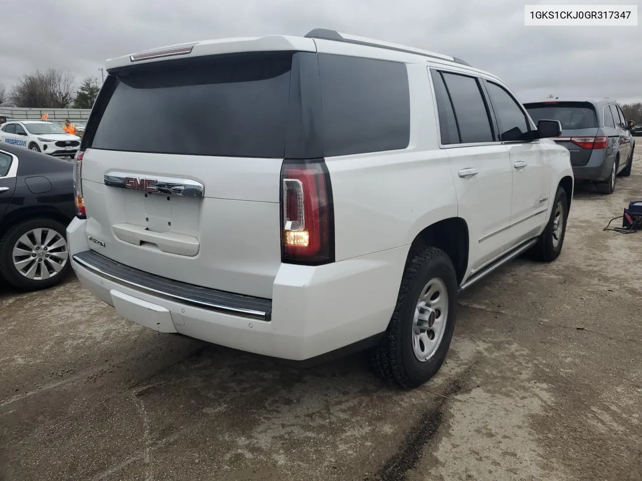 2016 GMC Yukon Denali VIN: 1GKS1CKJ0GR317347 Lot: 46375844