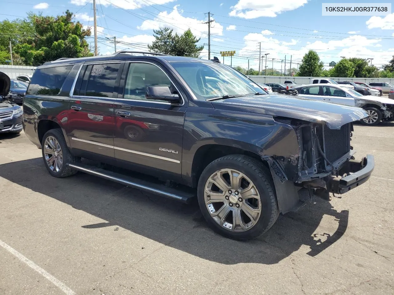 1GKS2HKJ0GR377638 2016 GMC Yukon Xl Denali