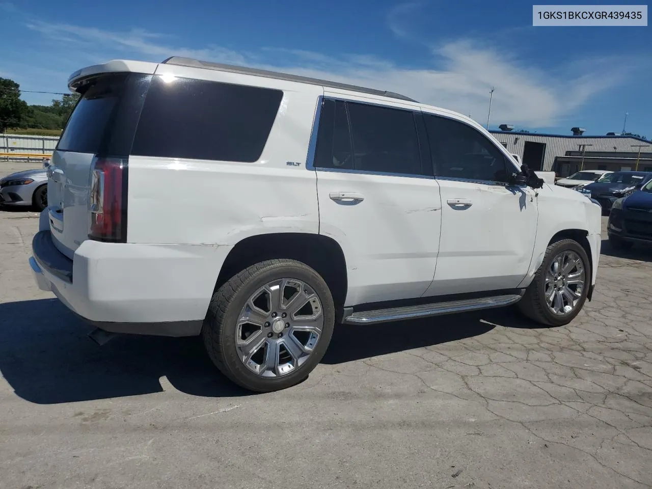 2016 GMC Yukon Slt VIN: 1GKS1BKCXGR439435 Lot: 61202804