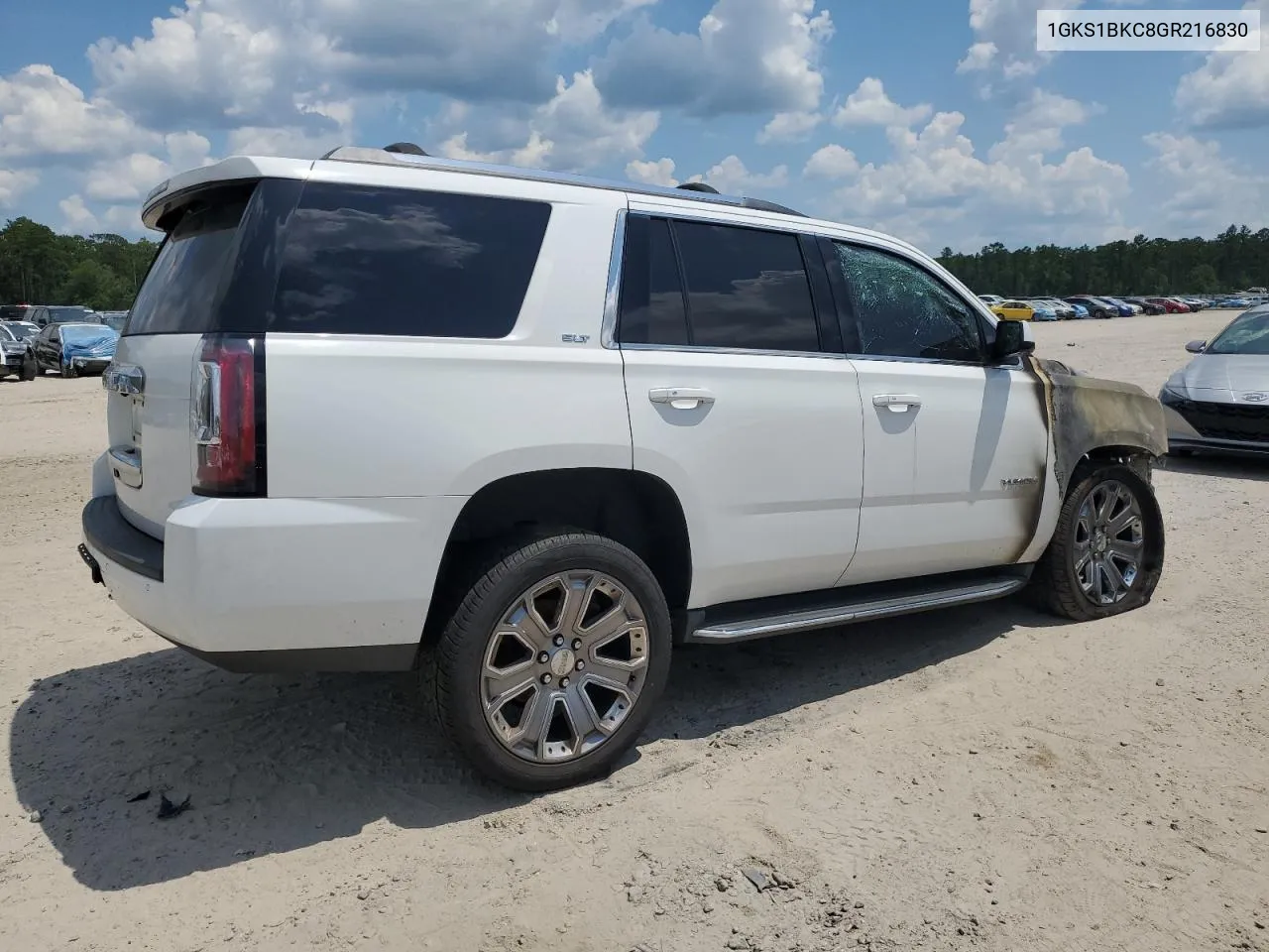 2016 GMC Yukon Slt VIN: 1GKS1BKC8GR216830 Lot: 62146014