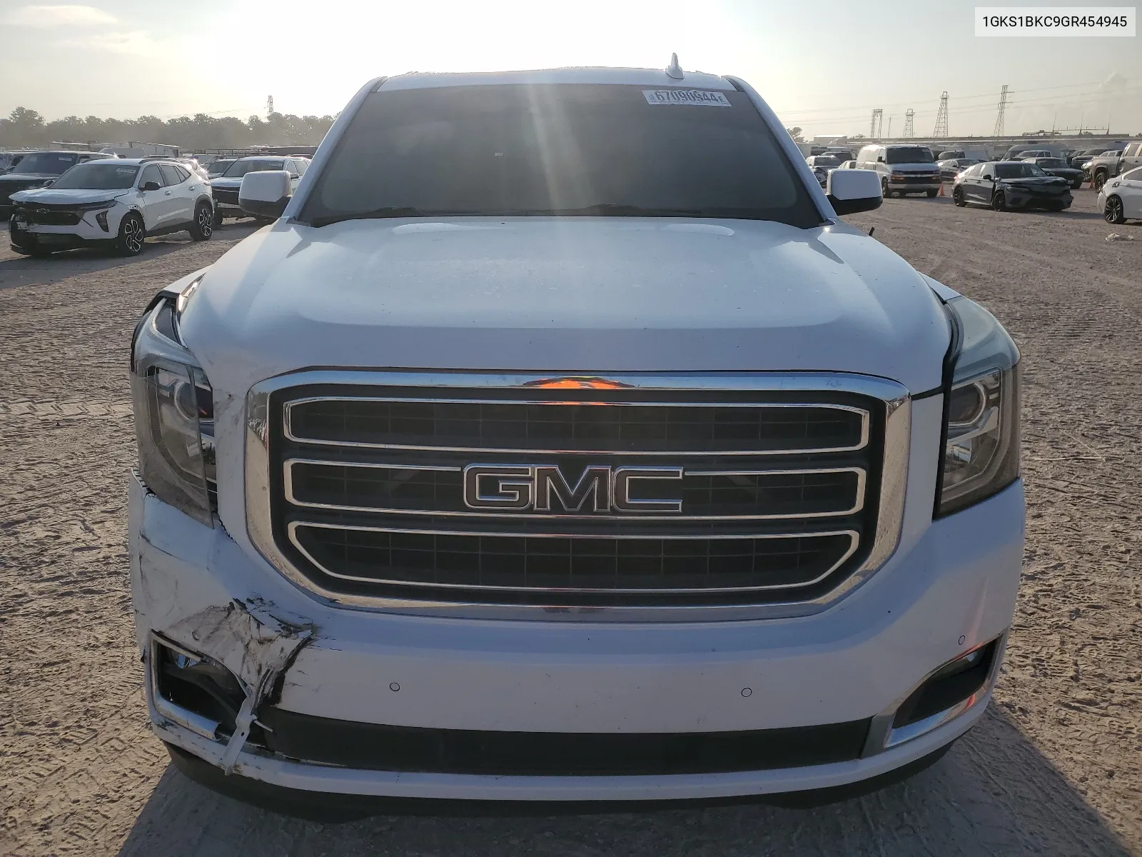 2016 GMC Yukon Slt VIN: 1GKS1BKC9GR454945 Lot: 67090944