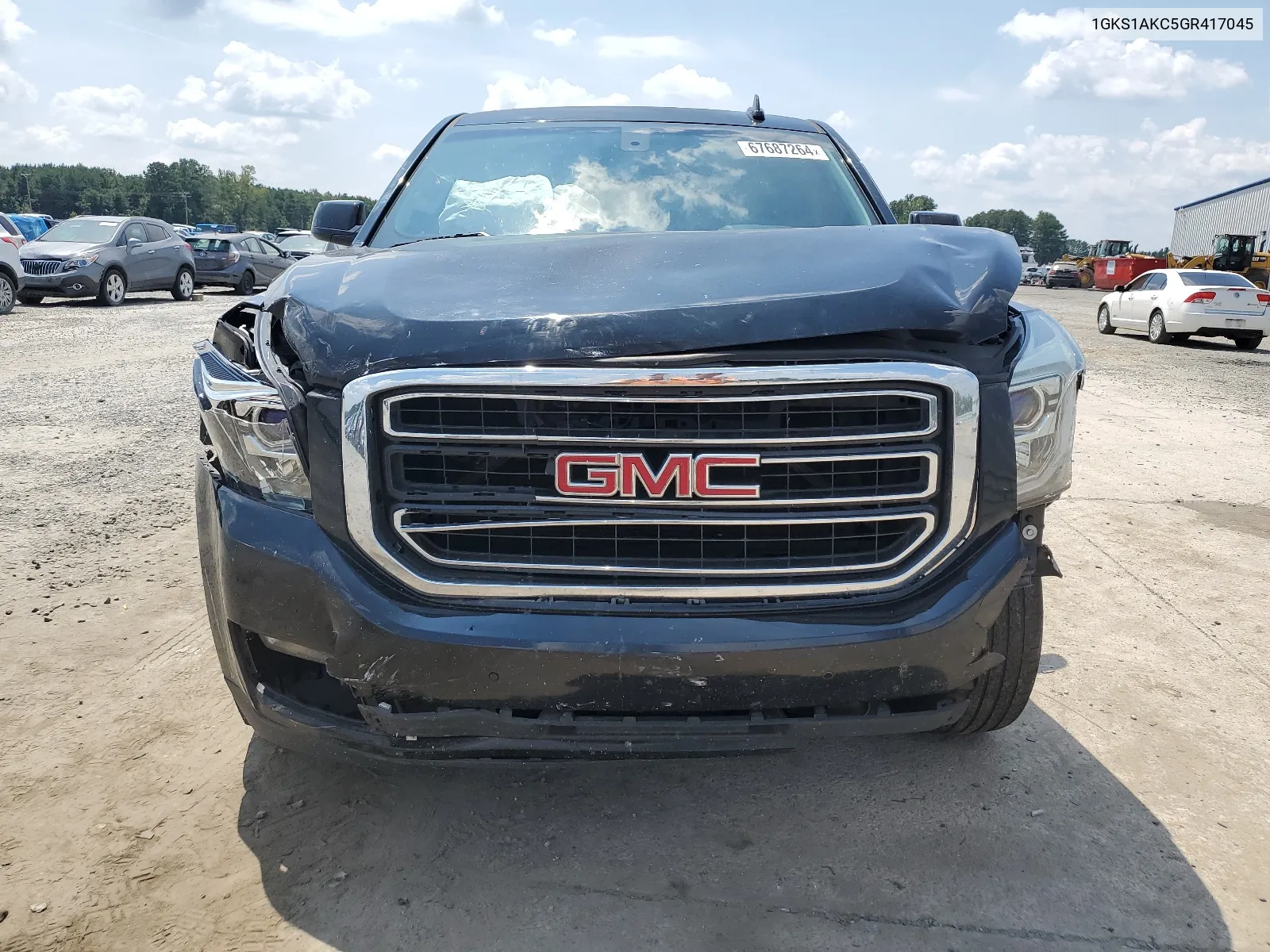 2016 GMC Yukon Sle VIN: 1GKS1AKC5GR417045 Lot: 67687264