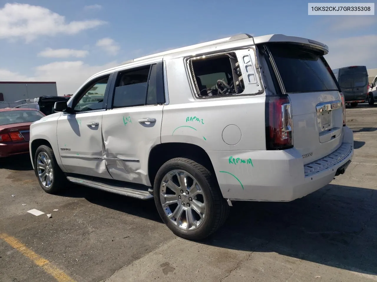 1GKS2CKJ7GR335308 2016 GMC Yukon Denali