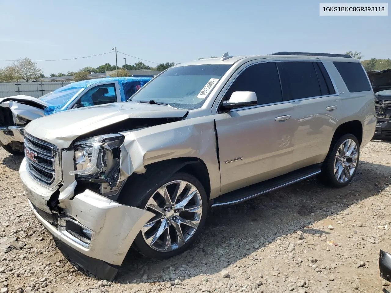 2016 GMC Yukon Slt VIN: 1GKS1BKC8GR393118 Lot: 69468604